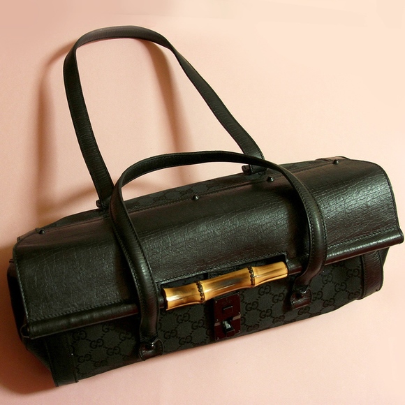 📛SOLD📛 Vintage GUCCI Tom Ford Bamboo Bullet Bag - Picture 6 of 8